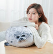 Angry Blob Seal Pillow Chubby 3D Novelty Sea Lion Doll Plush Stuffed Toy Baby Sleeping Throw Pillow Gifts for Kids Girls