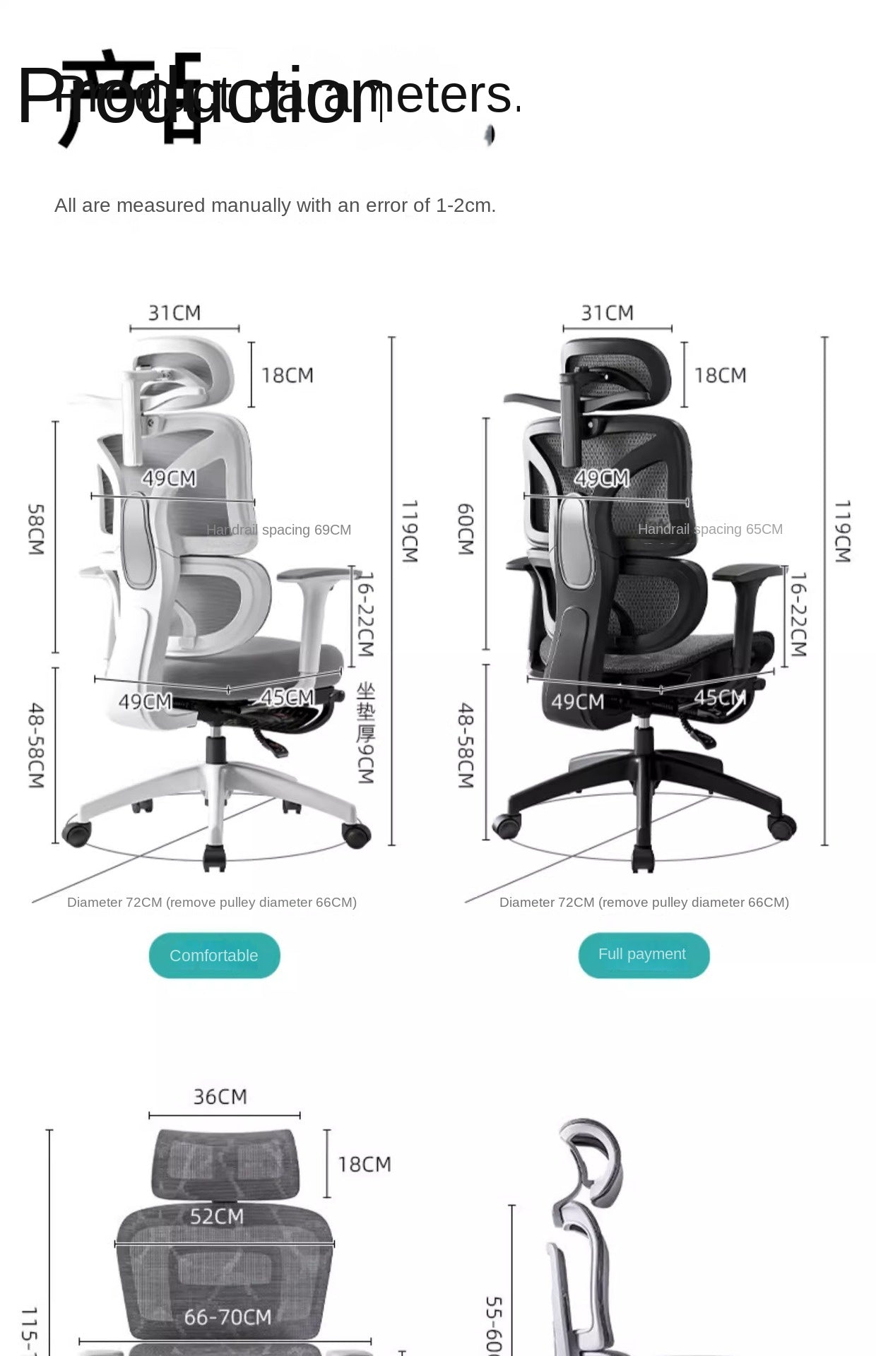 UVR Computer Chair Ergonomic Backrest Chair Home Study Chair Sedentary Comfortable Recliner with Footrest Mesh Office Chair