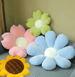 35/45cm Stuffed Six Petal Flower Cushion Girly Room Decor Sunflower Pillow Bay Window Pink Flower Sit Bedroom Seat Pillow