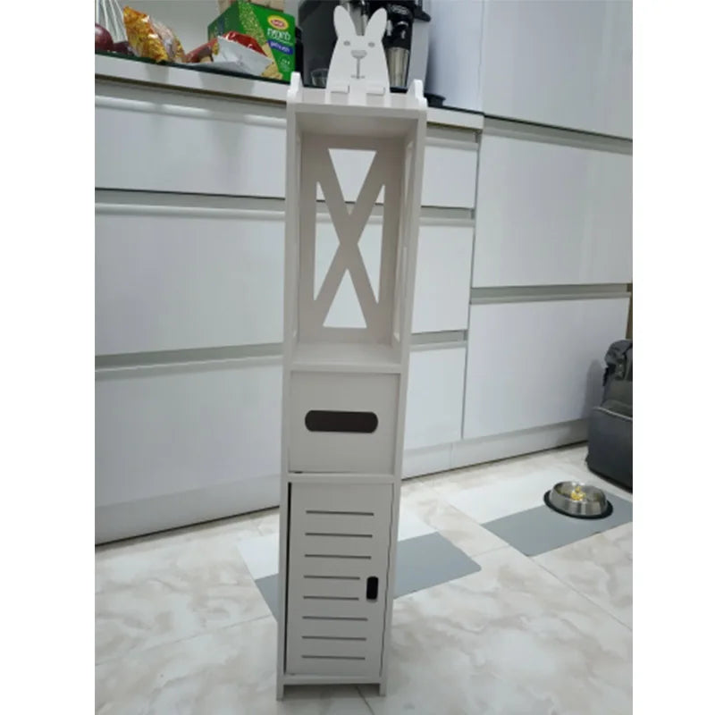 Bathroom Standing Shelf Storage Floor Cabinet Washbasin Shower Corner Shelf Sundries Storage Rack Home Furniture