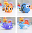 HOT Lovely Baby Bath Toys Water Spraying Squeeze Sounding Debbling Toys Kids Float Water Tub Rubber Bathroom Play Animals