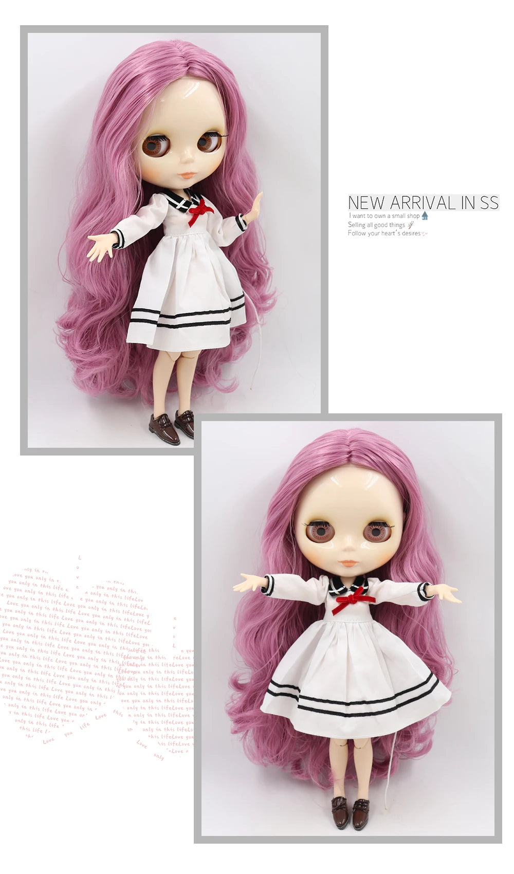 ICY DBS blyth doll 1/6 bjd toy joint body white skin shiny & matte face 30cm on sale special price toy gift anime doll