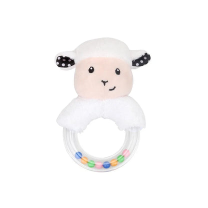 QWZ Hot Cute Baby Rattle Toys Rabbit Plush Baby Cartoon Bed Toys for Newborn 0-24 Months Educational Toy Sheep Bear Hand Bells