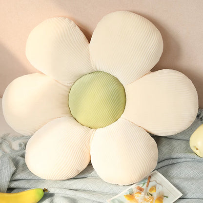 35/45cm Stuffed Six Petal Flower Cushion Girly Room Decor Sunflower Pillow Bay Window Pink Flower Sit Bedroom Seat Pillow