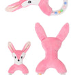 QWZ Hot Cute Baby Rattle Toys Rabbit Plush Baby Cartoon Bed Toys for Newborn 0-24 Months Educational Toy Sheep Bear Hand Bells