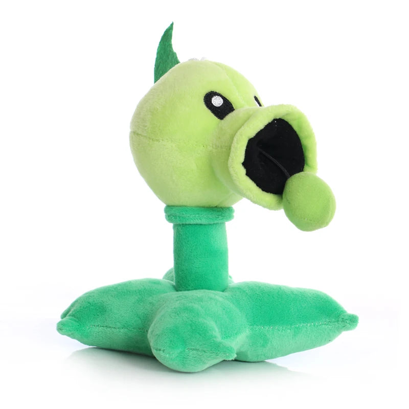 18cm Plants vs Zombies Peashooter Plush Toy Doll Cute Snow Pea Threepeater Plush Soft Stuffed Toys Gifts for Children Kids