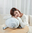 Angry Blob Seal Pillow Chubby 3D Novelty Sea Lion Doll Plush Stuffed Toy Baby Sleeping Throw Pillow Gifts for Kids Girls