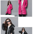 0-10℃ Winter Jackets Women White Duck Down Long Coat Female Hooded Quilted Parkas Ultra Light Portable Down Coats for Women