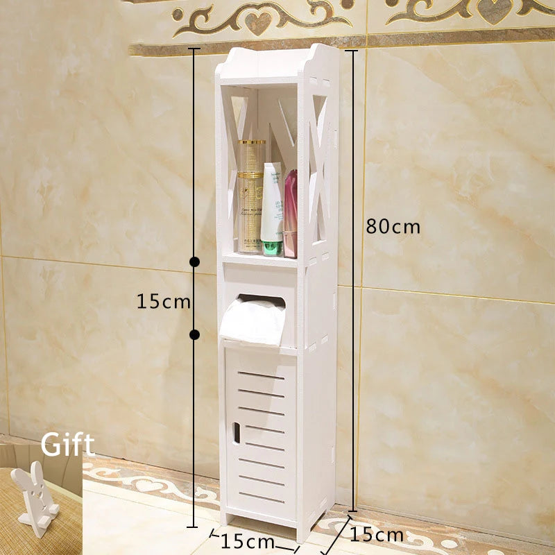 Bathroom Standing Shelf Storage Floor Cabinet Washbasin Shower Corner Shelf Sundries Storage Rack Home Furniture