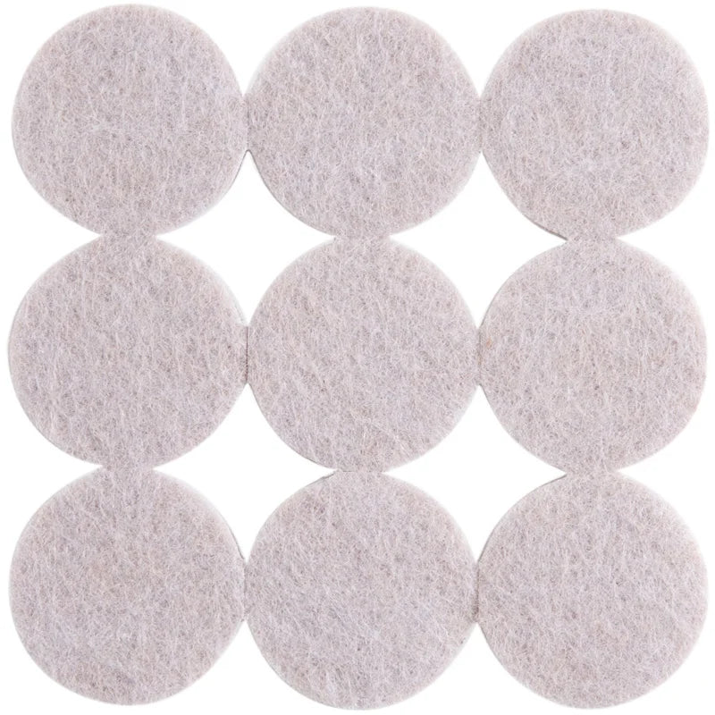 20mm Felt Chair Leg Pads 5mm Thick Floor Scratch Protector Mat Mute Non-slip Self Adhesive DIY Furniture Accessories