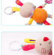 Good Quality Newborn Baby Rattles Plush Stroller Cartoon Animal Toys Baby Mobiles Hanging Bell Educational Baby Toys 0-24 Months