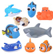 HOT Lovely Baby Bath Toys Water Spraying Squeeze Sounding Debbling Toys Kids Float Water Tub Rubber Bathroom Play Animals