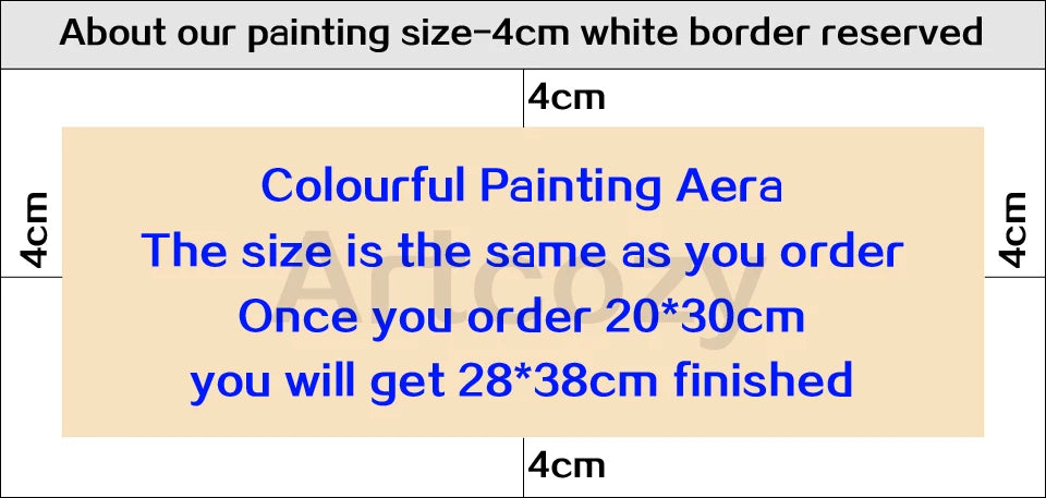 Artcozy Waterproof Painting Spray Pringting Custom Print On Canvas Paintings Wall Art Poster Pictures For living Room Home Decor