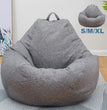 Large Small Lazy Sofas Cover Chairs Without Filler Linen Cloth Lounger Seat Bean Bag Pouf Puff Couch Tatami Living Room