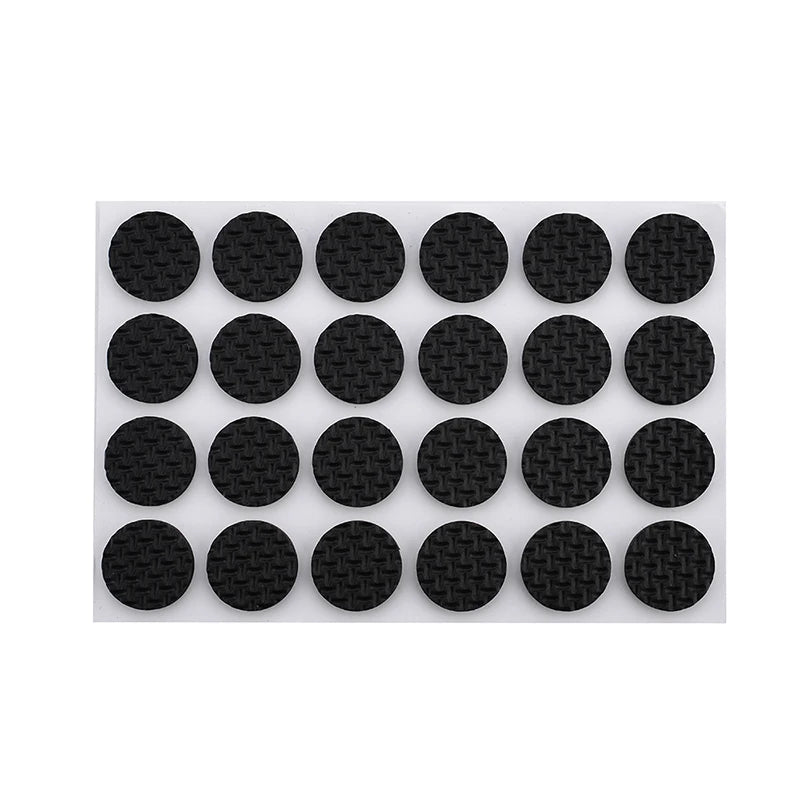 KAK 1-24PCS Self Adhesive Furniture Leg Feet Rug Felt Pads Anti Slip Mat  Bumper Damper For Chair Table Protector Hardware