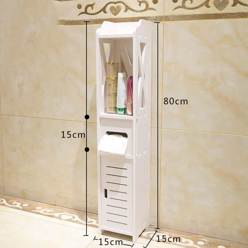 Bathroom Standing Shelf Storage Floor Cabinet Washbasin Shower Corner Shelf Sundries Storage Rack Home Furniture