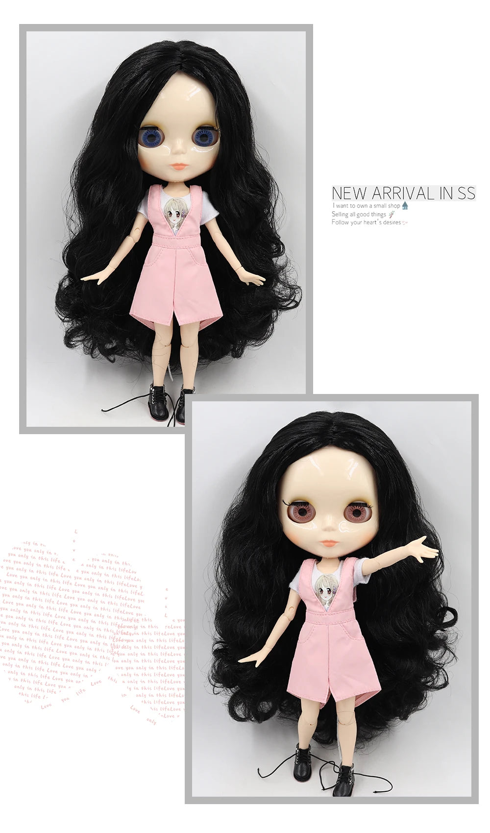 ICY DBS blyth doll 1/6 bjd toy joint body white skin shiny & matte face 30cm on sale special price toy gift anime doll