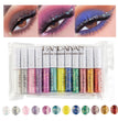 Eyeshadow Cream Matte Glitter Eyeliner Lip Gloss Liquid Lipstick Cosmetic Kit Eye Shadow Liner Stick Makeup Set Series