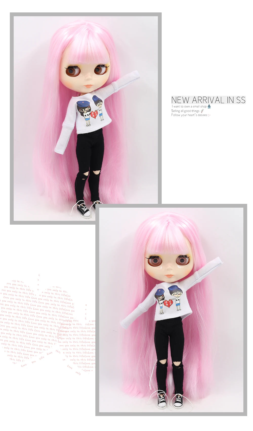 ICY DBS blyth doll 1/6 bjd toy joint body white skin shiny & matte face 30cm on sale special price toy gift anime doll