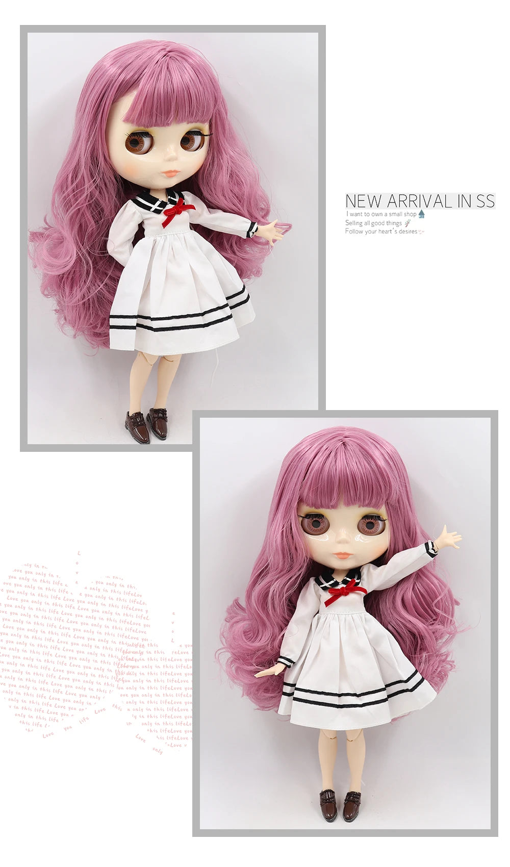 ICY DBS blyth doll 1/6 bjd toy joint body white skin shiny & matte face 30cm on sale special price toy gift anime doll