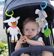 Good Quality Newborn Baby Rattles Plush Stroller Cartoon Animal Toys Baby Mobiles Hanging Bell Educational Baby Toys 0-24 Months