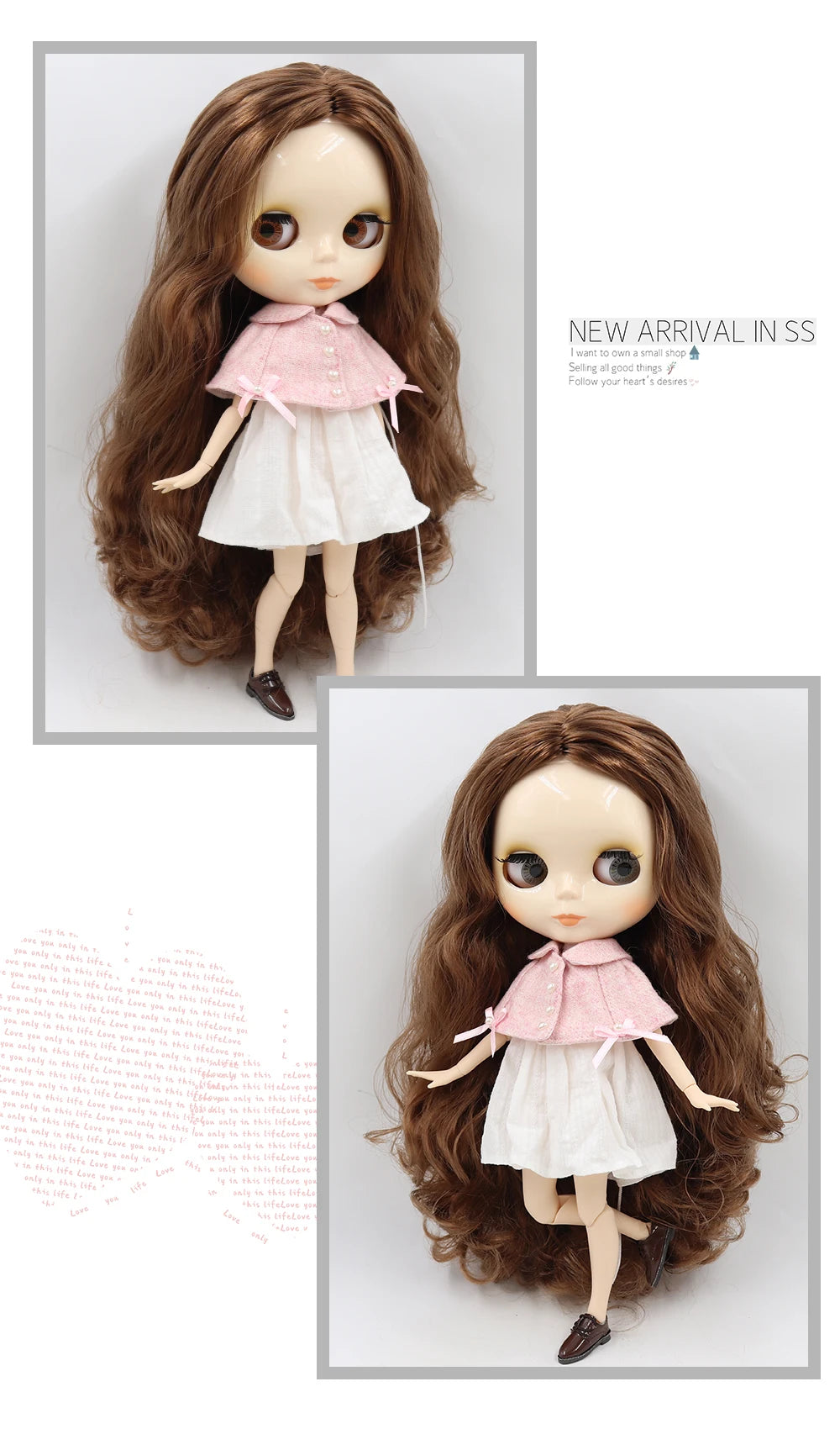 ICY DBS blyth doll 1/6 bjd toy joint body white skin shiny & matte face 30cm on sale special price toy gift anime doll