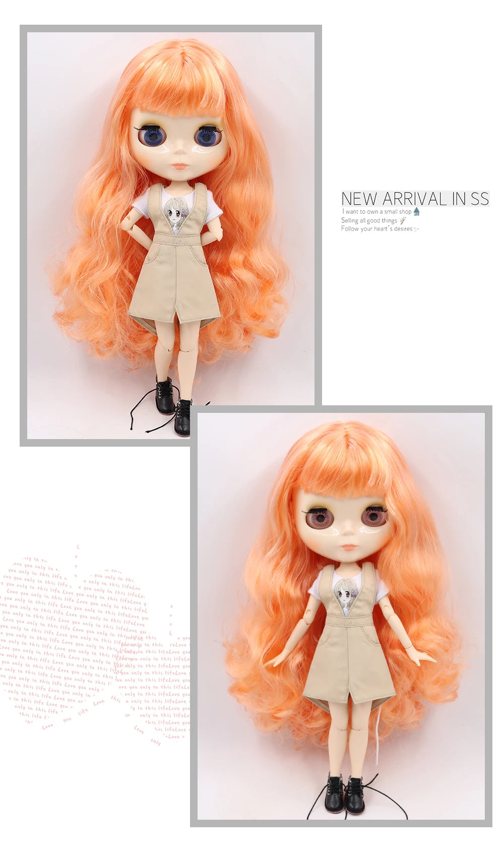 ICY DBS blyth doll 1/6 bjd toy joint body white skin shiny & matte face 30cm on sale special price toy gift anime doll