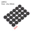 1-24PCS Thickening Self Adhesive Furniture Leg Feet Rug Felt Pads Anti Slip Mat Bumper Damper For Chair Table Protector Hardware