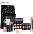 POPFEEL Makeup Full Kit Female Make Up Set Eye Shadow Eyeshadow Palette Lip Gloss Mascara Eyeliner Brushes Bag Make-up for Women