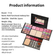 Fashion 49 Color Eyeshadow Palette Set Makeup Set Full Kit 36 Eye Shadow + 8 Lip Gloss +3 Blush +2 Power with Make Up Brush Puff