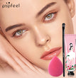 POPFEEL Makeup Full Kit Female Make Up Set Eye Shadow Eyeshadow Palette Lip Gloss Mascara Eyeliner Brushes Bag Make-up for Women