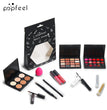 POPFEEL Makeup Full Kit Female Make Up Set Eye Shadow Eyeshadow Palette Lip Gloss Mascara Eyeliner Brushes Bag Make-up for Women