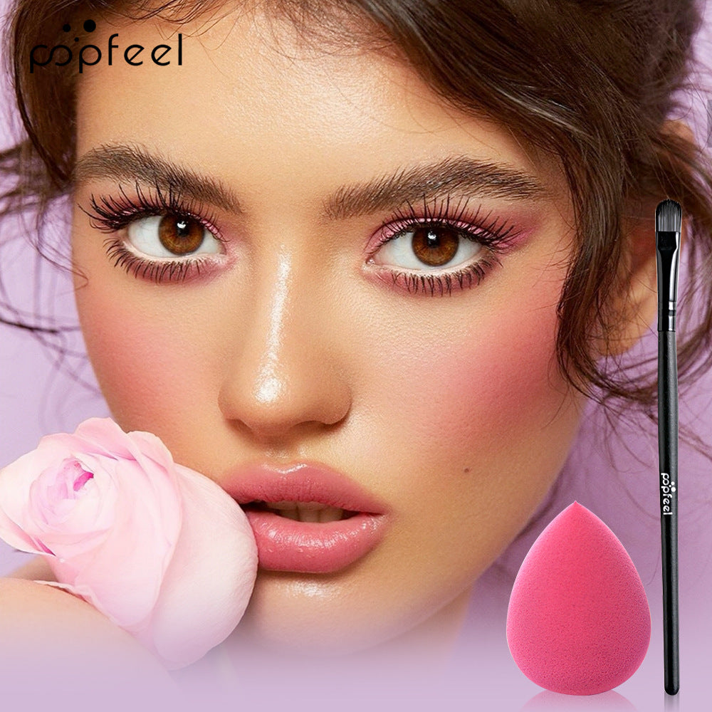 POPFEEL Makeup Full Kit Female Make Up Set Eye Shadow Eyeshadow Palette Lip Gloss Mascara Eyeliner Brushes Bag Make-up for Women