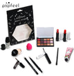 POPFEEL Makeup Full Kit Female Make Up Set Eye Shadow Eyeshadow Palette Lip Gloss Mascara Eyeliner Brushes Bag Make-up for Women