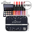 POPFEEL Makeup Full Kit Female Make Up Set Eye Shadow Eyeshadow Palette Lip Gloss Mascara Eyeliner Brushes Bag Make-up for Women