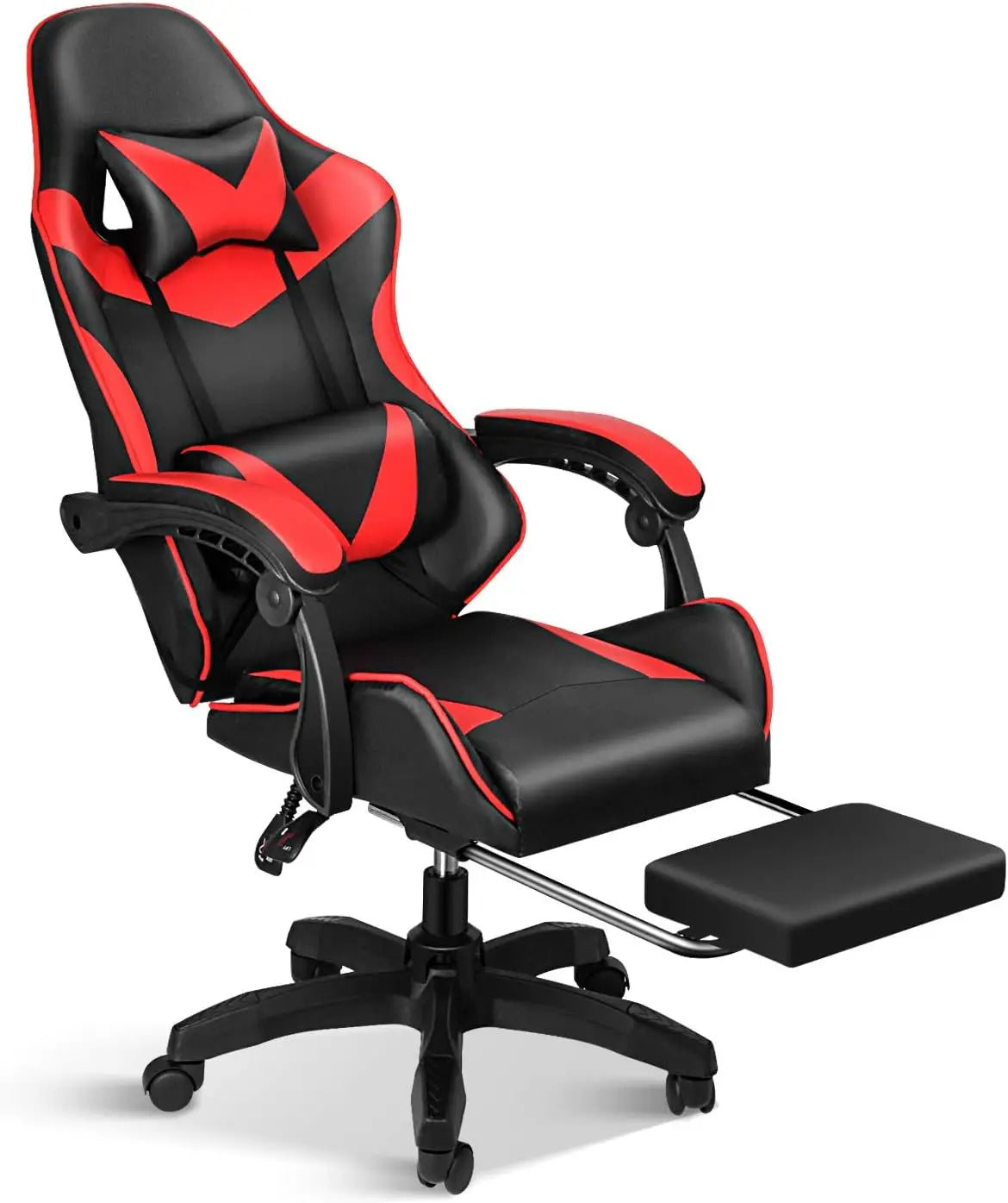 Gaming Chair, Backrest and Seat Height Adjustable Swivel Recliner Racing Office Computer Ergonomic Video Game Chair