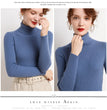 Women Fall Turtleneck Sweater Knitted Soft Pullovers Cashmere Jumpers Basic Soft Sweaters For Women 2024 Autumn Winter