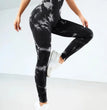 Women Tie Dye Yoga Pants Sports Leggings Seamless High Waist Push Up Tights Female Fitness Workout Leggins 2024 Gym Clothing