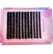 240Ps DIY 5D Fluffy Lash Clusters 100D Thick Eyelash Clusters CC Curl Wispy Individual Lashes 10-20mm Cluster Eyelash Extensions