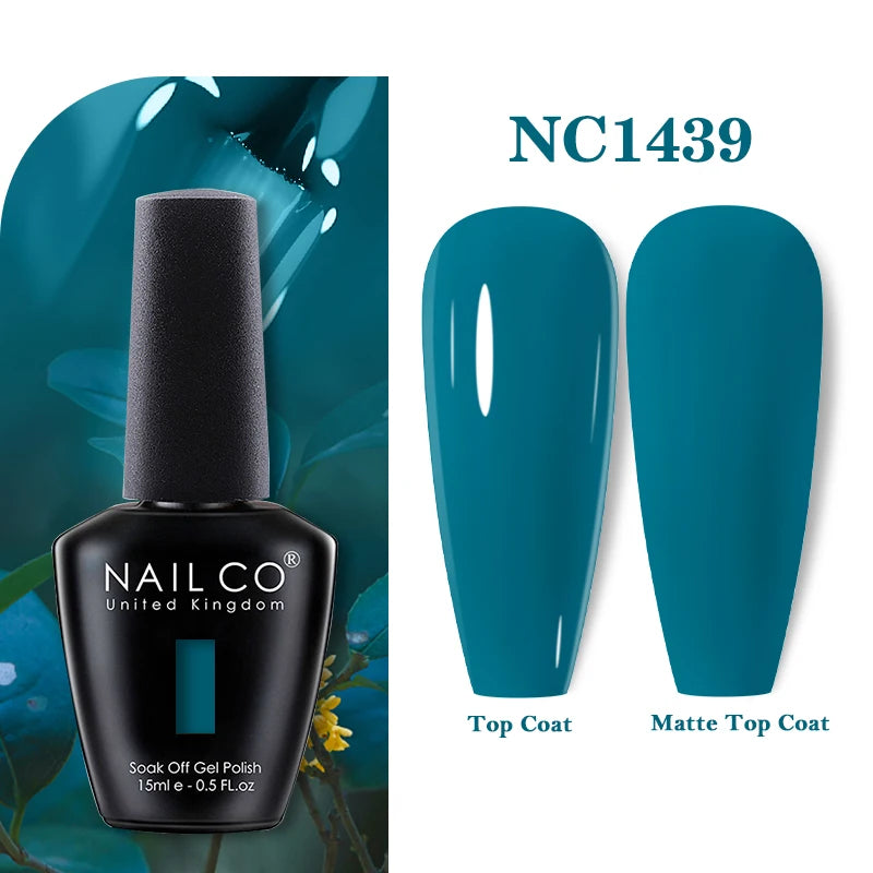 NAILCO 15ml Nail Gel Polish Vernis Semi Permanent UV Varnish Nails Art Manicure Design TOP BASE Hybrid Nail Supplies Nail Glue