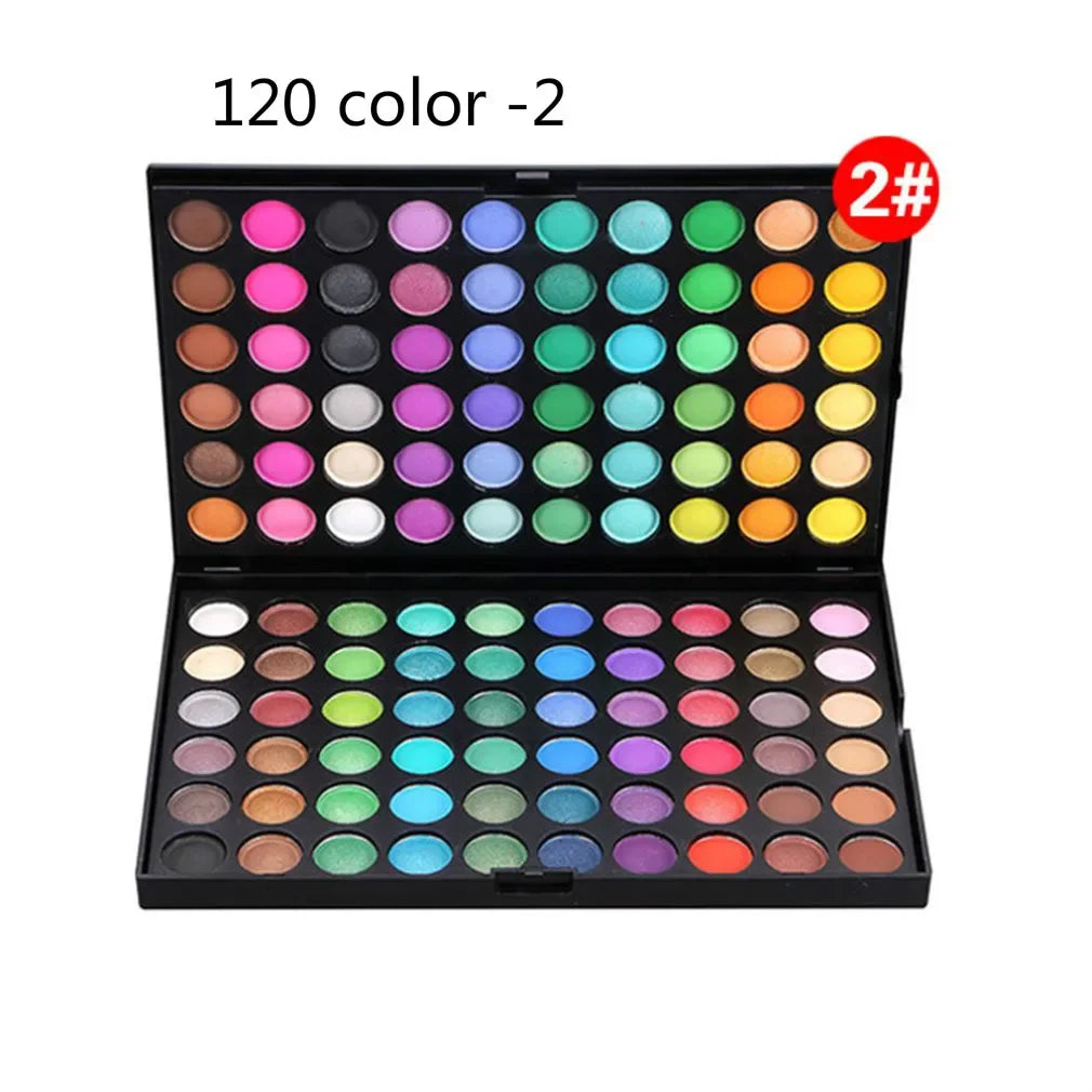 Makeup Set Kit 120 Color Make up Pallete Nude Eye Shadow Professional Shimmer Matte Glitter Eyeshadow Waterproof Shadows Palette