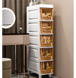 Bathroom Crack Cabinet Storage Shelf Narrow Slit Storage Cabinet Toilet Storage Cabinet Floor Organizer Home Organizer Drawer