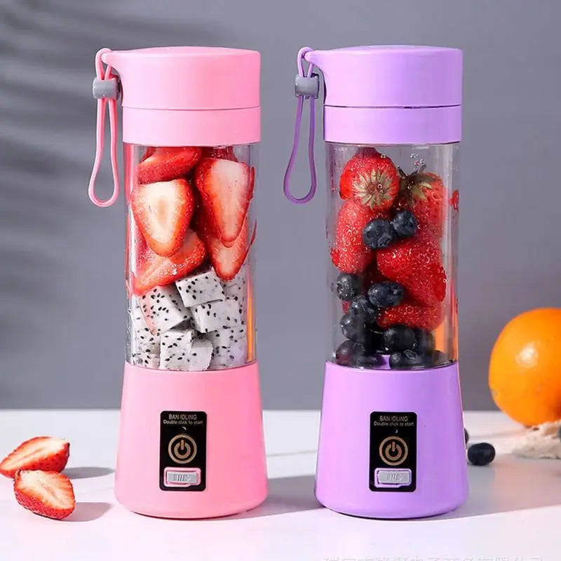 Mini Juicer Portable Blender Fruit Milkshake Handheld Electric Juicer USB Rechargeable Multifunction Blender Kitchen supplies