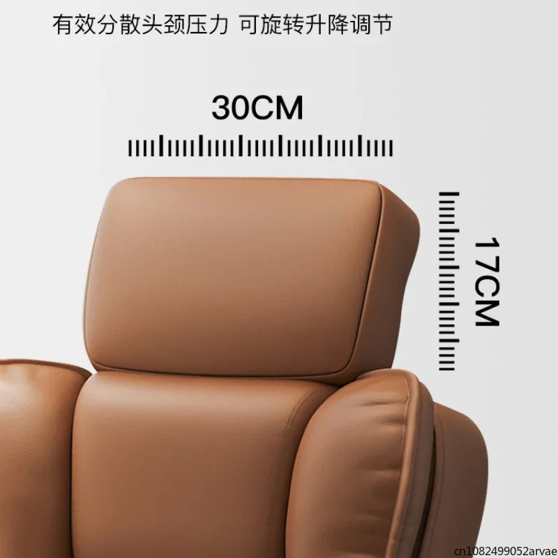 Comfortable Office Boss Chair, Reclining Gaming Computer Chair for Bedroom and Living Room, Study Sofa Chair, Home Furniture