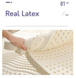 Thailand Natural 100% Latex Mattress Wholesale Student home hotel luxury top Tatami Mat Royal Gift Latex Mats With Cover