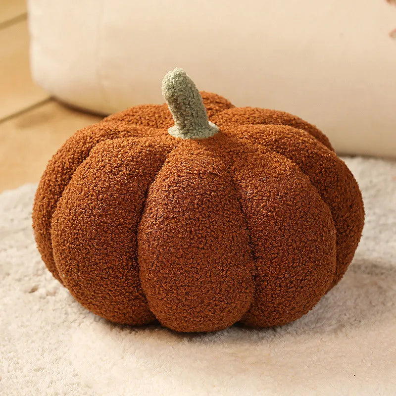 20cm Small Size Soft Pumpkin Plush Toys Lovely Stuffed Plant Bedroom Decoration Halloween Decor Dolls Soothing Pillow for Kids