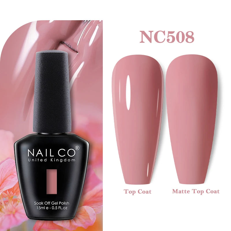 NAILCO 15ml Nail Gel Polish Vernis Semi Permanent UV Varnish Nails Art Manicure Design TOP BASE Hybrid Nail Supplies Nail Glue