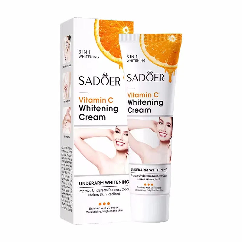 Vitamin C Brighten Cream Brightening Skin Cream Lightening Melanin Bleaching Armpits Elbows Knees Moisturizing Body Lotion Cream