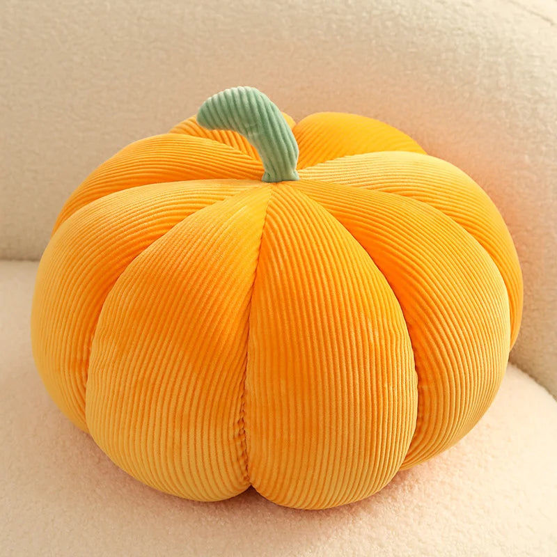 18-35cm Kawaii Simulation Nordic Halloween Pumpkin Plush Toys Lovely Soft Plant Stuffed Doll Holidays Props Decor Throw Pillow