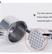 Garlic Press Mincer Stainless Steel Multifunction Crusher Kitchen Cooking Ginger Squeezer Masher Handheld Ginger Mincer Tools